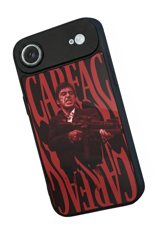 iPhone 17 Air Uyumlu Scarface Tasarımlı Glossy Premium Kılıf