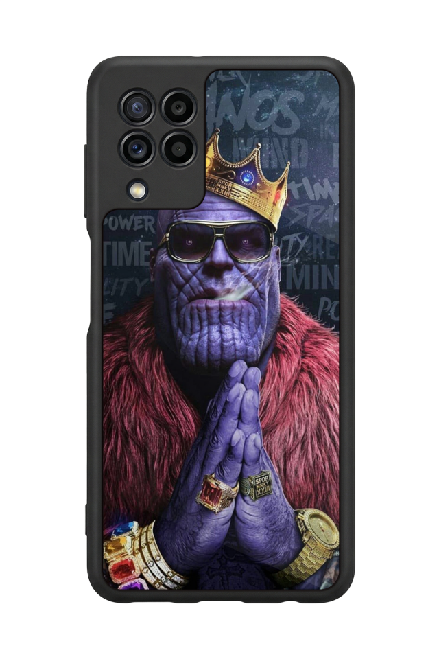 Samsung Galaxy M32 Uyumlu Thanos Tasarımlı Glossy Premium Kılıf