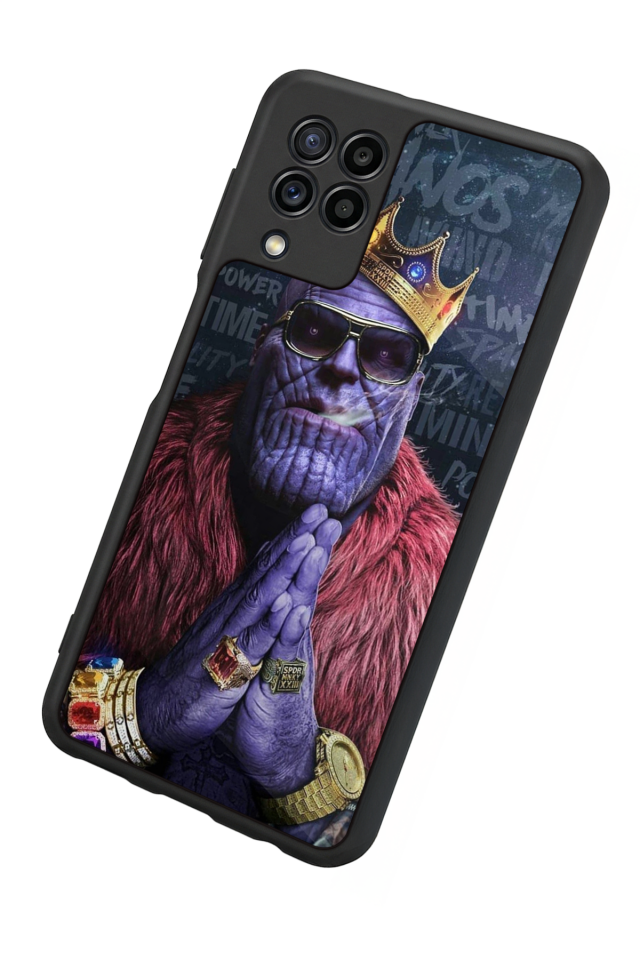 Samsung Galaxy M32 Uyumlu Thanos Tasarımlı Glossy Premium Kılıf