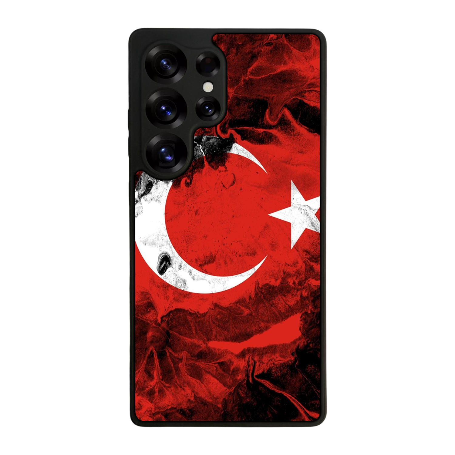 Samsung Galaxy S25 Ultra Uyumlu Türk Bayragi Tasarımlı Glossy Premium Kılıf