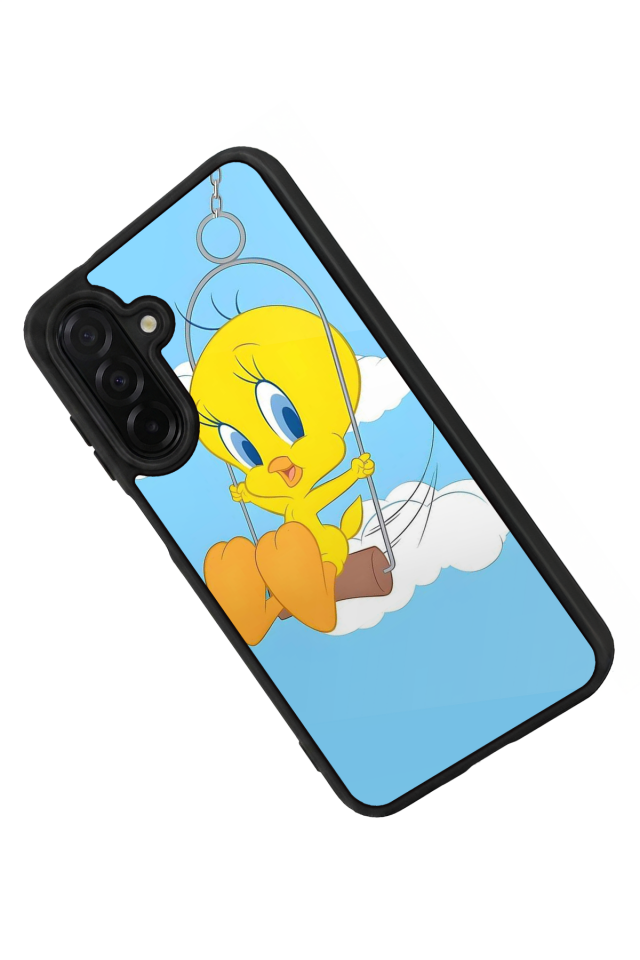 Samsung Galaxy A36 Uyumlu Tweety Tasarımlı Glossy Premium Kılıf