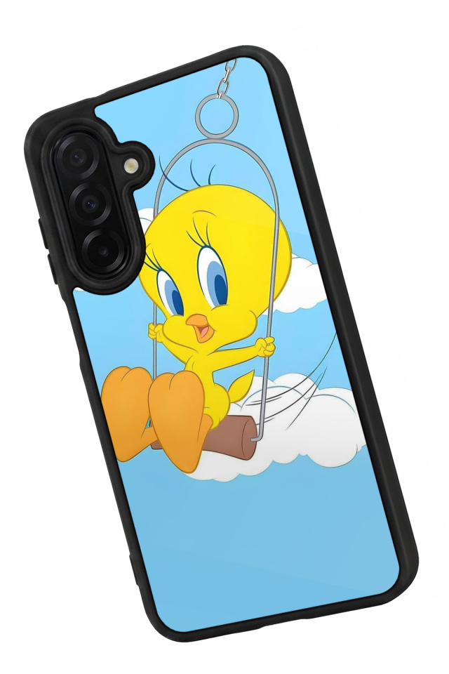 Samsung Galaxy A36 Uyumlu Tweety Tasarımlı Glossy Premium Kılıf