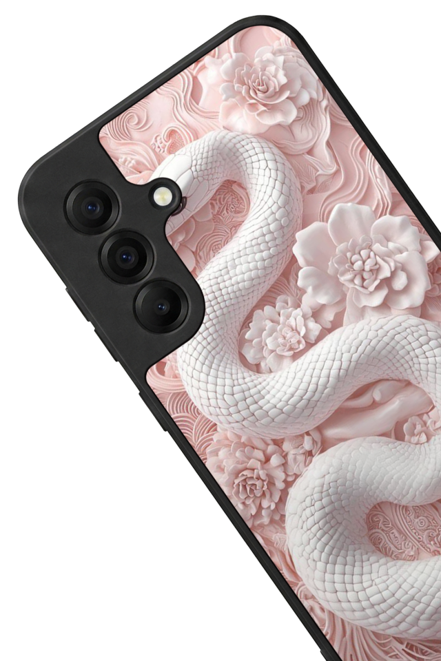 Samsung Galaxy A17 Uyumlu Yılan Tasarımlı Glossy Premium Kılıf