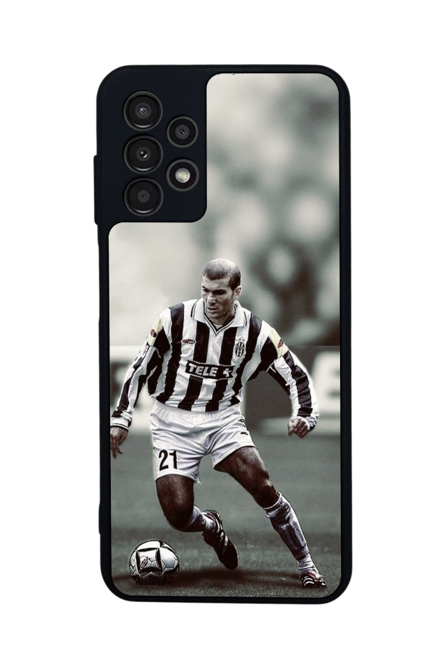 Samsung Galaxy A13 Uyumlu Zidane Tasarımlı Glossy Premium Kılıf