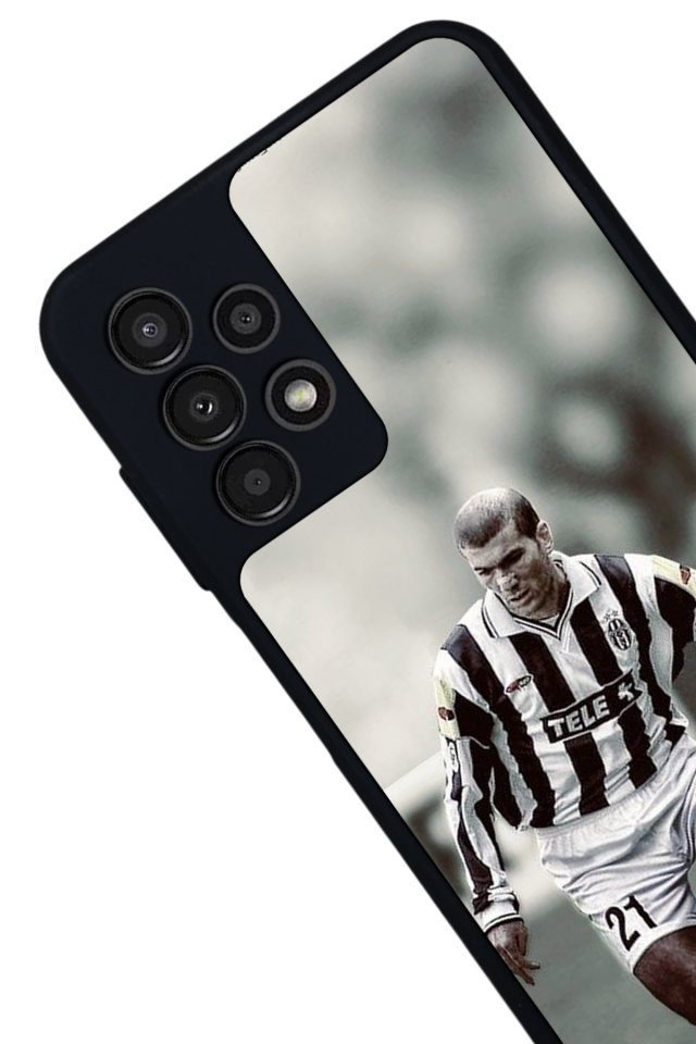 Samsung Galaxy A13 Uyumlu Zidane Tasarımlı Glossy Premium Kılıf