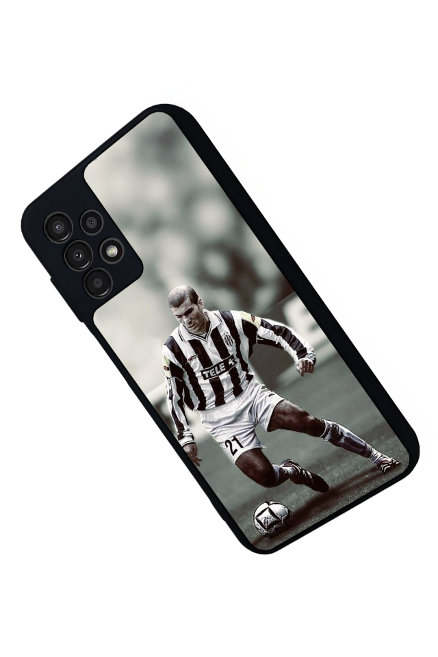 Samsung Galaxy A13 Uyumlu Zidane Tasarımlı Glossy Premium Kılıf