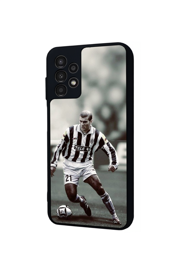 Samsung Galaxy A13 Uyumlu Zidane Tasarımlı Glossy Premium Kılıf