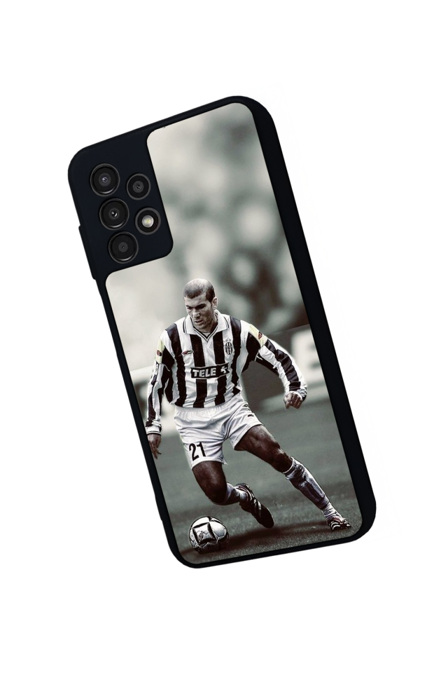 Samsung Galaxy A13 Uyumlu Zidane Tasarımlı Glossy Premium Kılıf