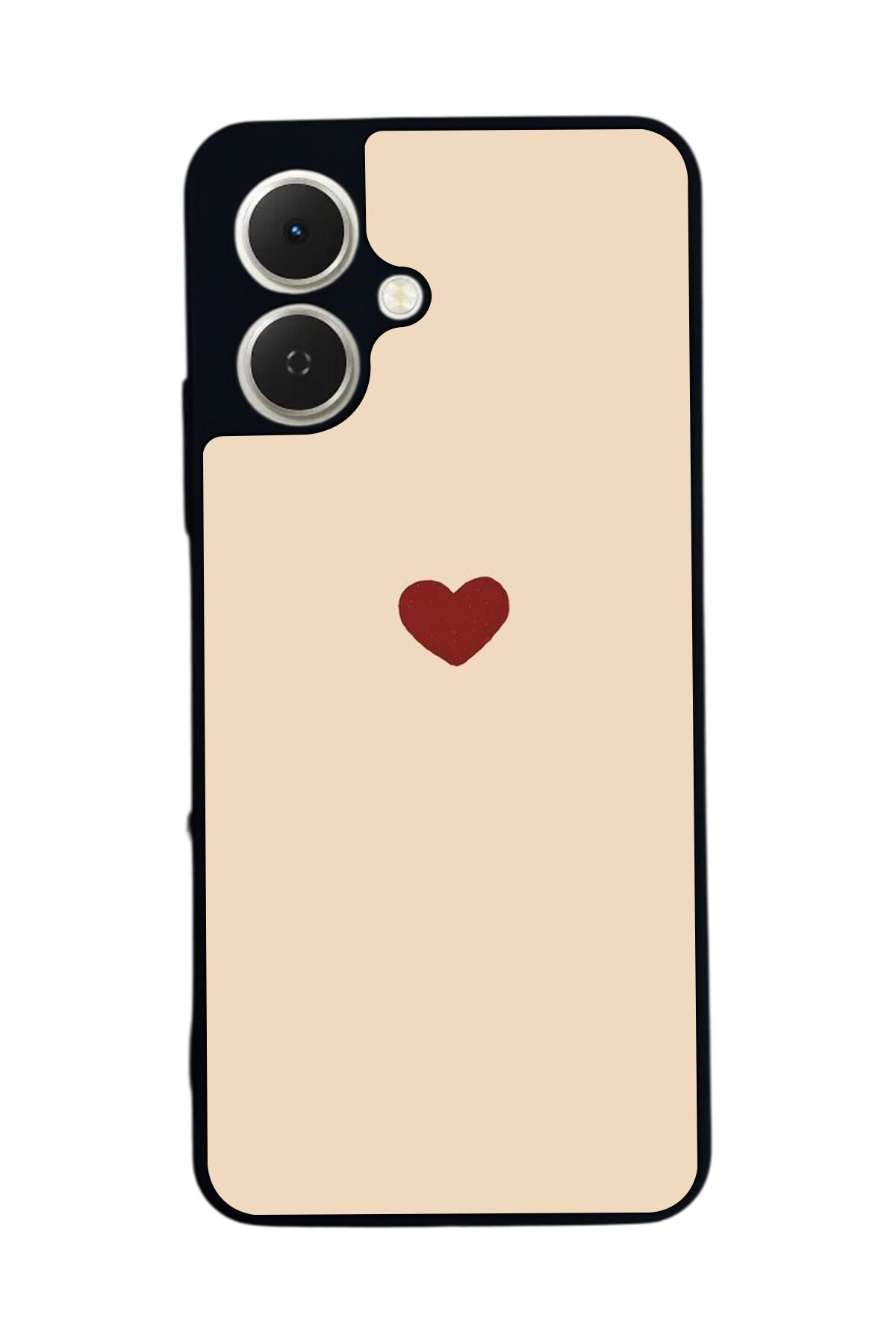 Tecno Spark GO 2 Uyumlu Kalp Love Tasarımlı Glossy Premium Kılıf