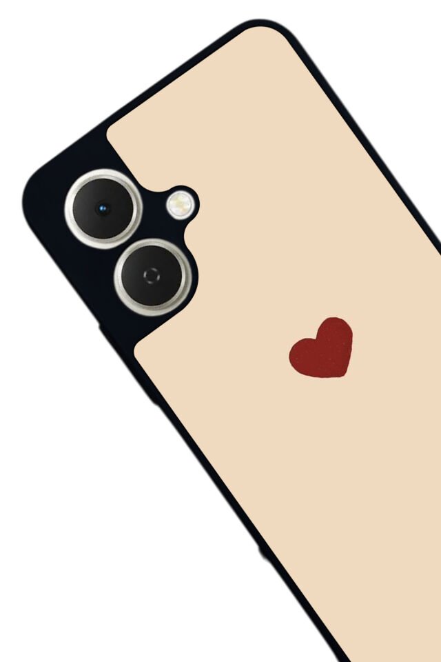Tecno Spark GO 2 Uyumlu Kalp Love Tasarımlı Glossy Premium Kılıf