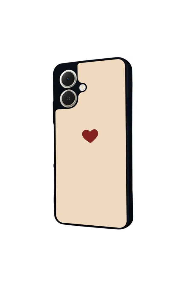Tecno Spark GO 2 Uyumlu Kalp Love Tasarımlı Glossy Premium Kılıf