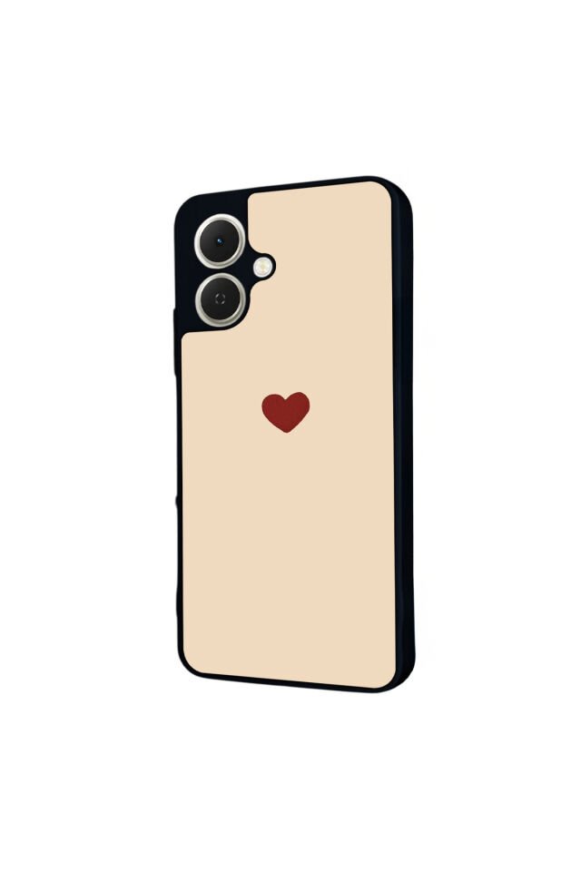 Tecno Spark GO 2 Uyumlu Kalp Love Tasarımlı Glossy Premium Kılıf