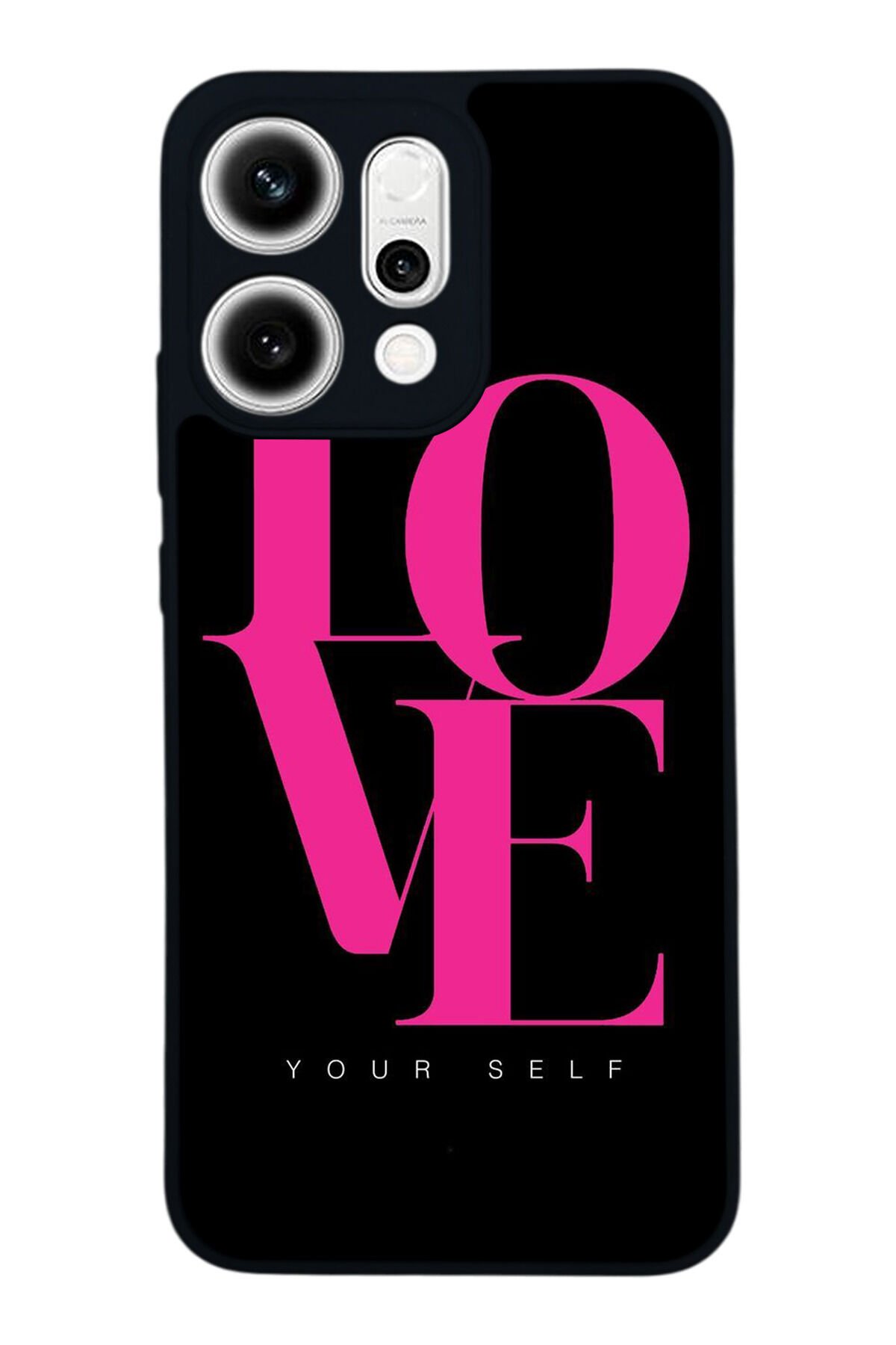 Oppo Reno 14 Uyumlu Love Tasarımlı Glossy Premium Kılıf