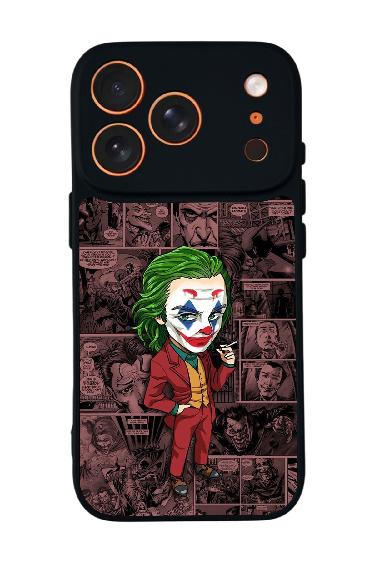 iPhone 17 Pro Max Uyumlu Joker Tasarımlı Glossy Premium Kılıf