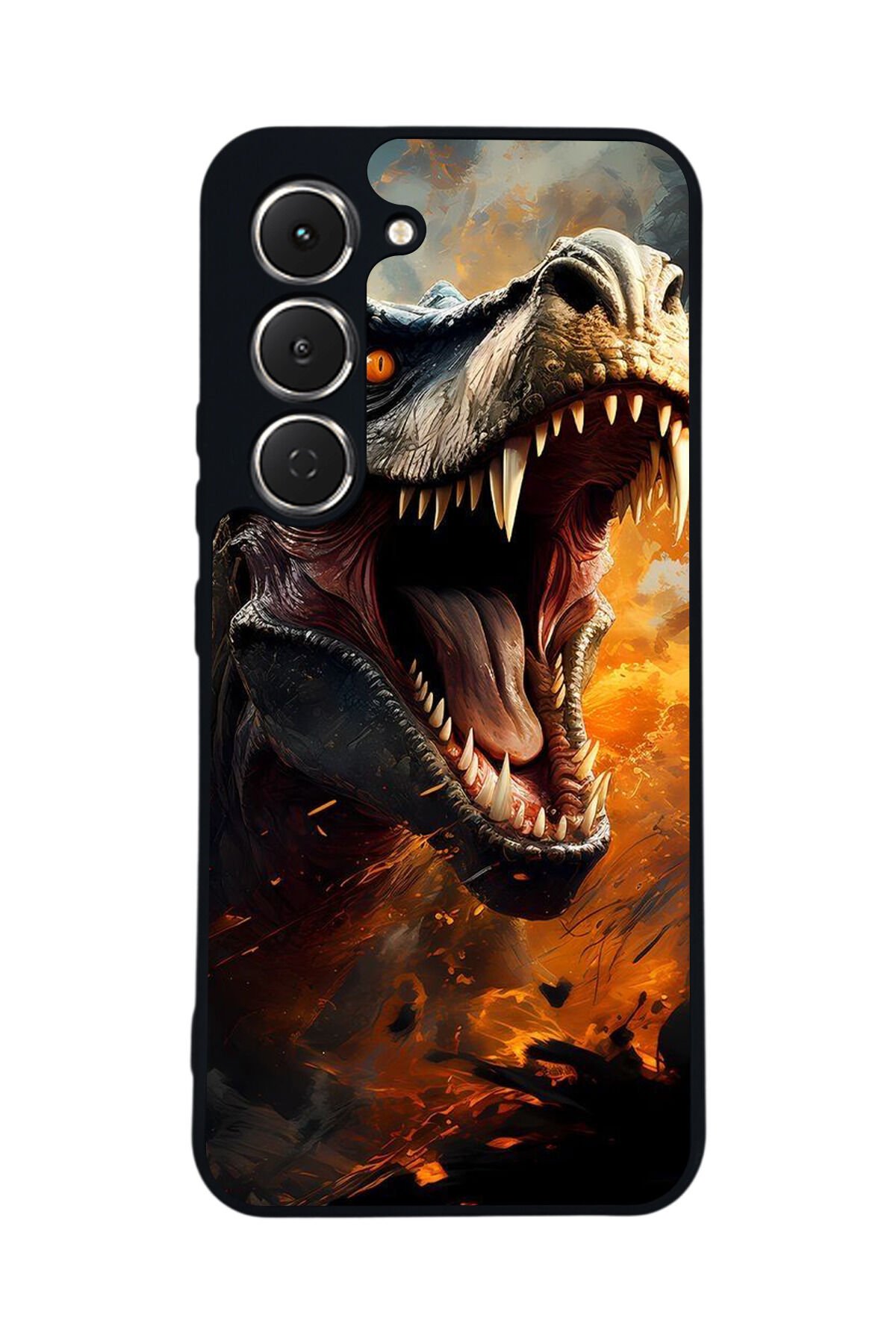 Tecno Spark 40 Pro Uyumlu T-Rex Tecno Spark 40 Pro Tasarımlı Glossy Premium Kılıf