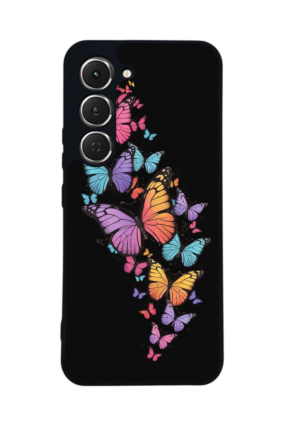 Tecno Spark 40 Pro Uyumlu Kelebek Tasarımlı Glossy Premium Kılıf