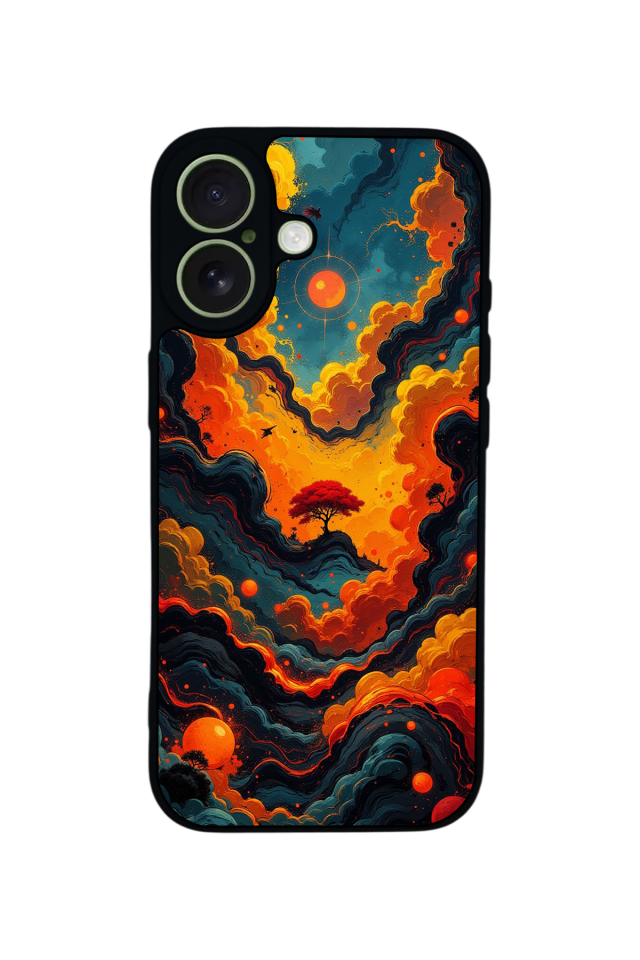 iPhone 17 Uyumlu Abstract Tasarımlı Glossy Premium Kılıf