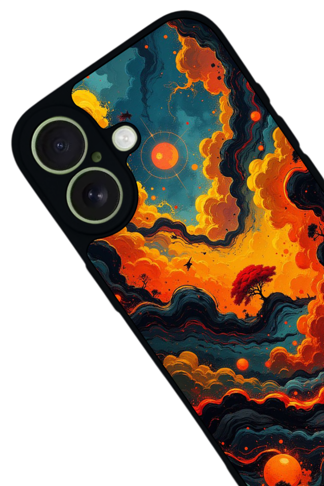iPhone 17 Uyumlu Abstract Tasarımlı Glossy Premium Kılıf