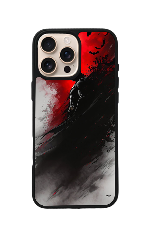 iPhone 16 Pro Uyumlu Batman Tasarımlı Glossy Premium Kılıf