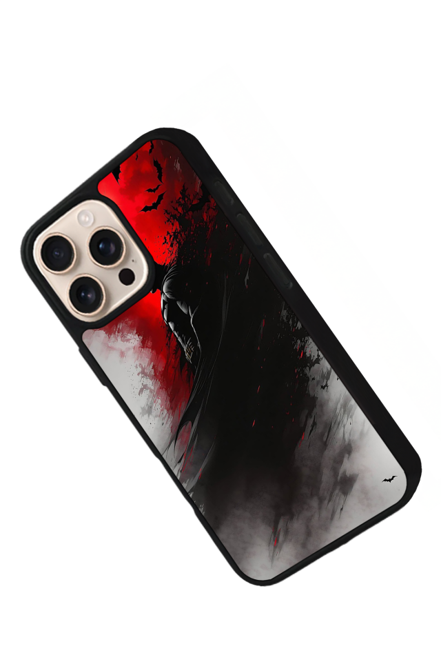 iPhone 16 Pro Uyumlu Batman Tasarımlı Glossy Premium Kılıf
