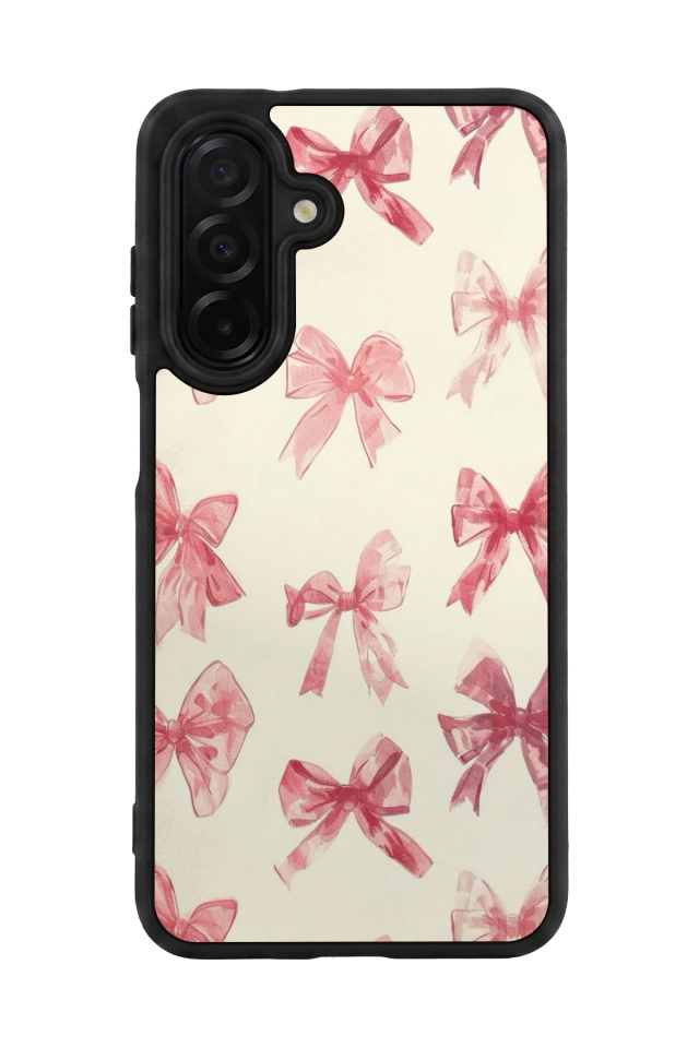 Samsung Galaxy A56 Uyumlu Kurdele Tasarımlı Glossy Premium Kılıf