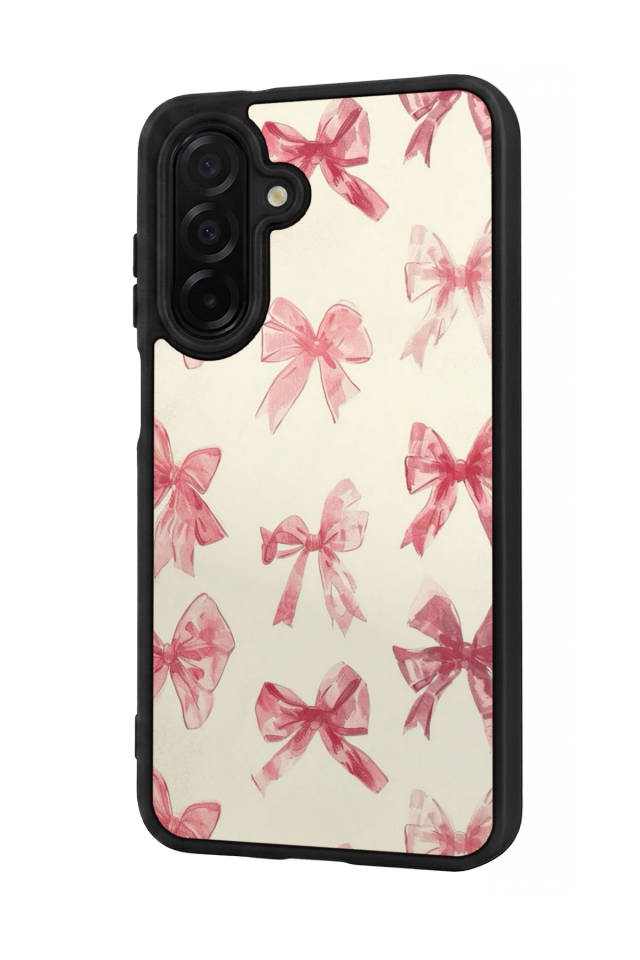 Samsung Galaxy A56 Uyumlu Kurdele Tasarımlı Glossy Premium Kılıf