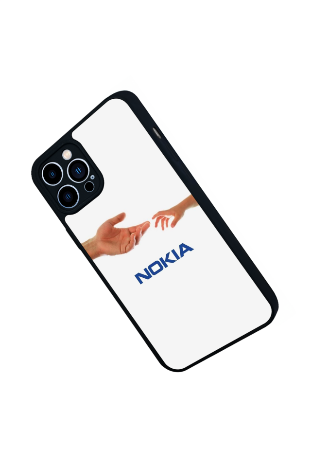 iPhone 12 Pro Max Uyumlu Nokia Tasarımlı Glossy Premium Kılıf