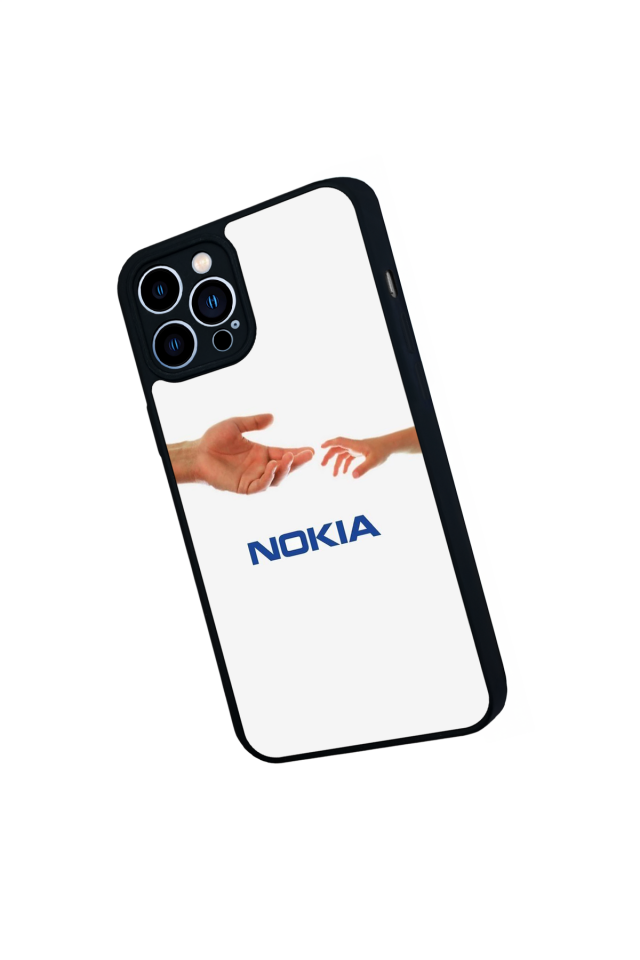 iPhone 12 Pro Max Uyumlu Nokia Tasarımlı Glossy Premium Kılıf