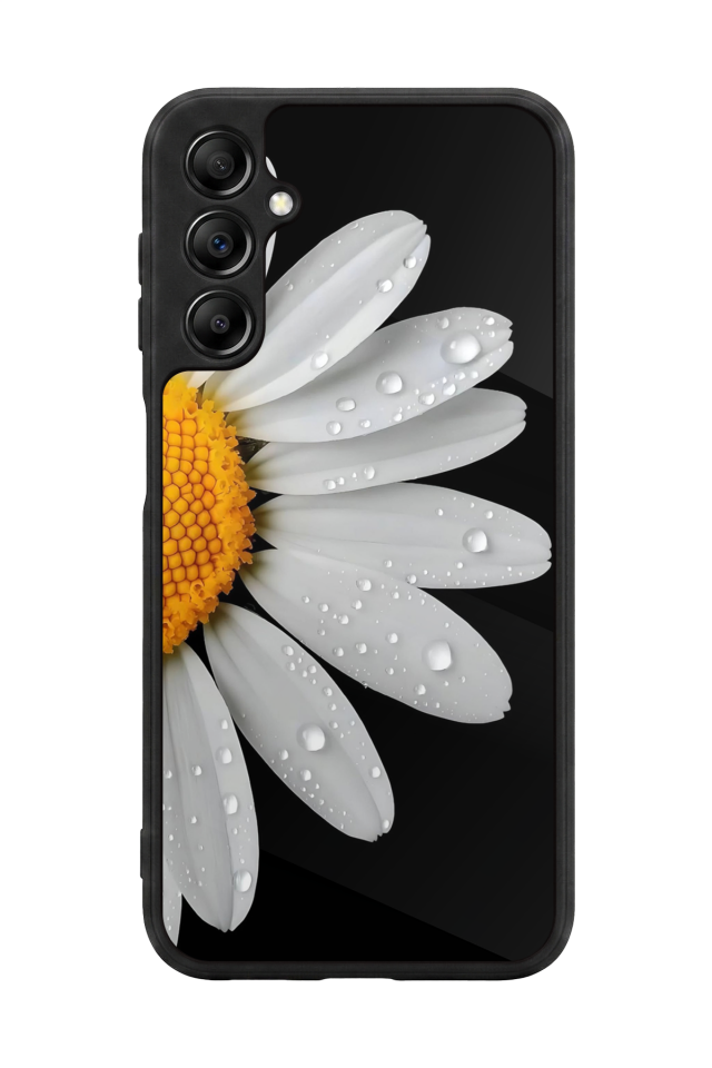 Samsung Galaxy A14 Uyumlu Papatya Tasarımlı Glossy Premium Kılıf