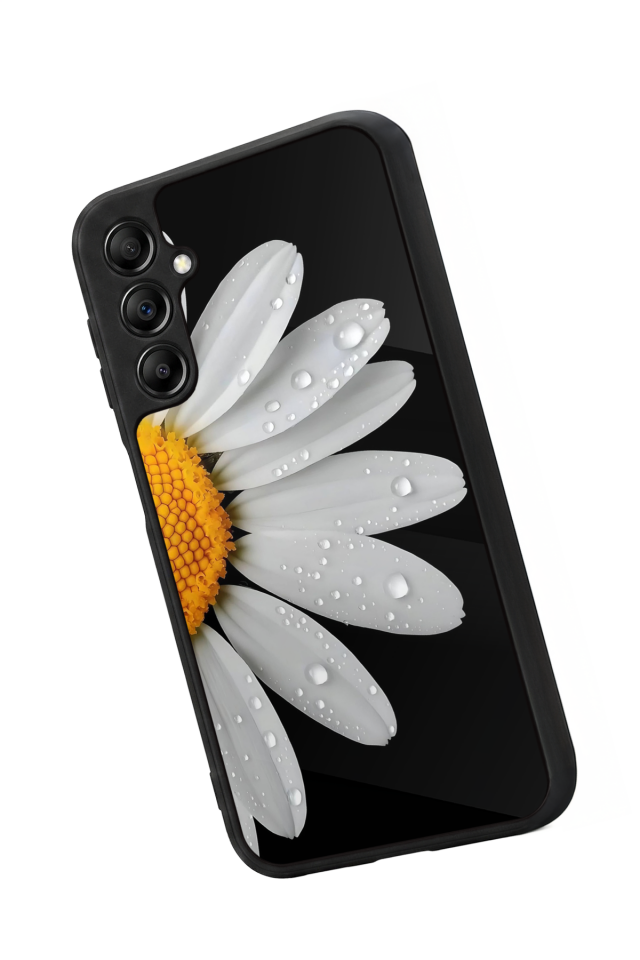 Samsung Galaxy A14 Uyumlu Papatya Tasarımlı Glossy Premium Kılıf