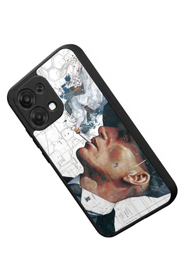 Oppo A6 Pro Uyumlu Peaky Blinders Tasarımlı Glossy Premium Kılıf