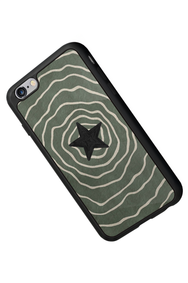 iPhone 6 Plus Uyumlu Retro Yildizlar Tasarımlı Glossy Premium Kılıf
