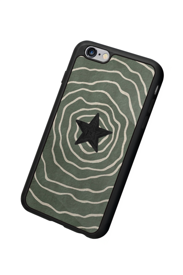 iPhone 6 Plus Uyumlu Retro Yildizlar Tasarımlı Glossy Premium Kılıf