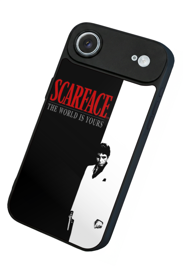 iPhone 17 Air Uyumlu Scarface Tasarımlı Glossy Premium Kılıf