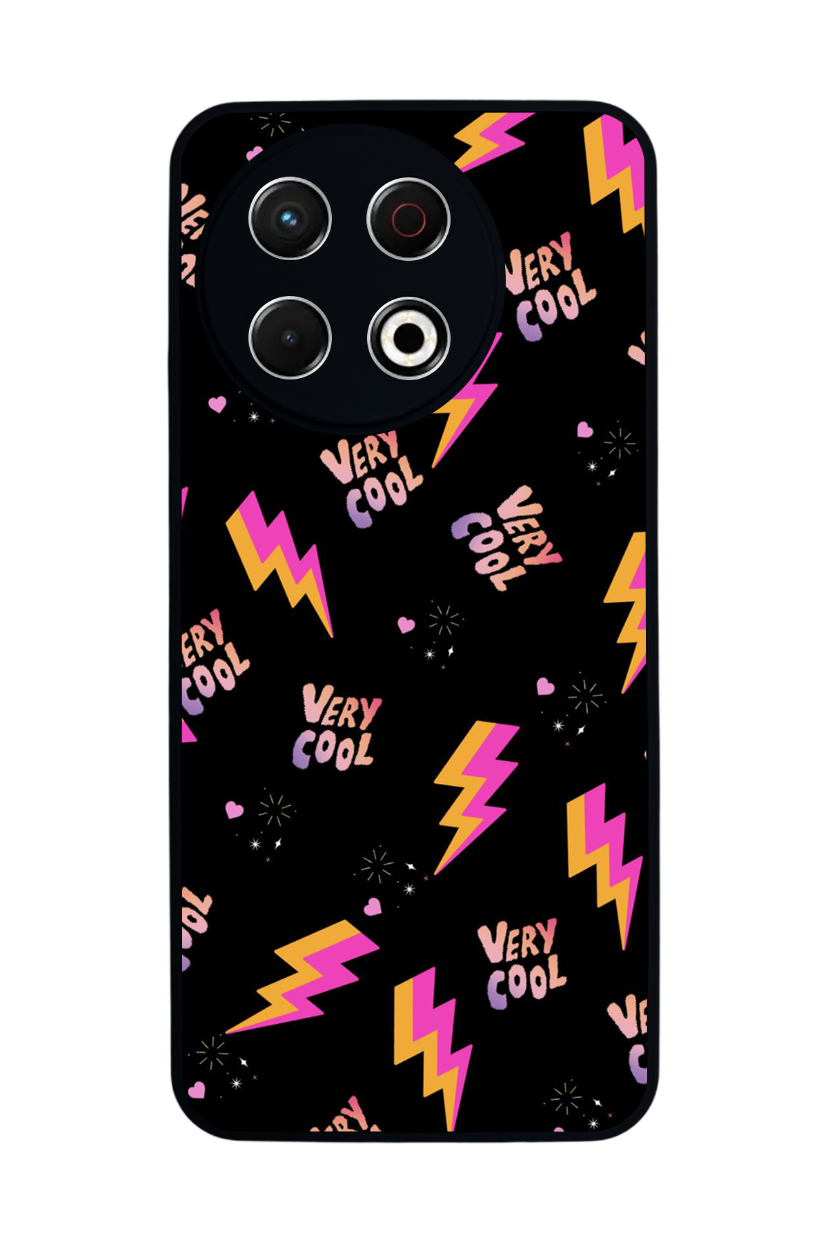 Tecno Spark 30 Pro Uyumlu Simsek Tasarımlı Glossy Premium Kılıf