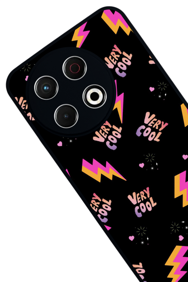 Tecno Spark 30 Pro Uyumlu Simsek Tasarımlı Glossy Premium Kılıf