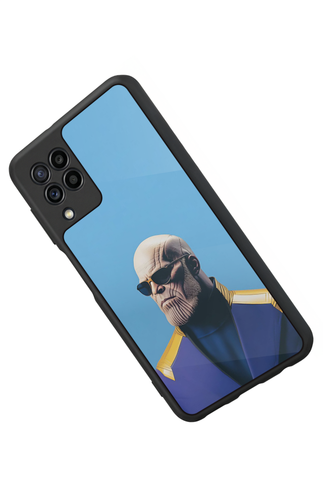 Samsung Galaxy M32 Uyumlu Thanos Tasarımlı Glossy Premium Kılıf