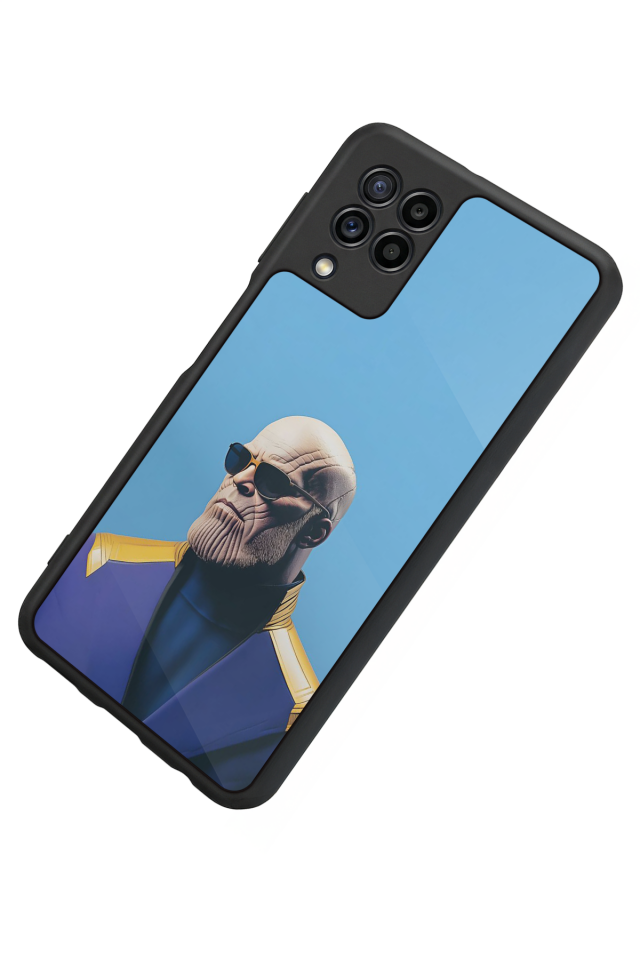 Samsung Galaxy M32 Uyumlu Thanos Tasarımlı Glossy Premium Kılıf