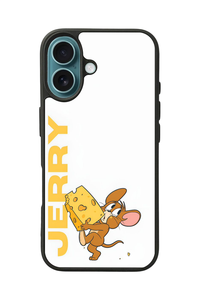 iPhone 16 Plus Uyumlu Tom And Jerry Tasarımlı Glossy Premium Kılıf