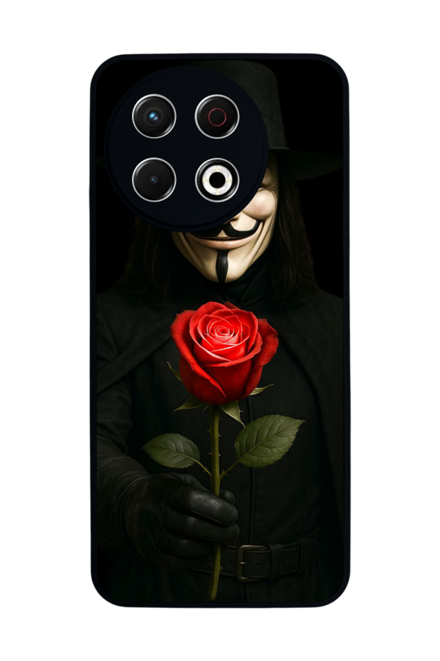 Tecno Spark 30 Pro Uyumlu Vendetta Tasarımlı Glossy Premium Kılıf