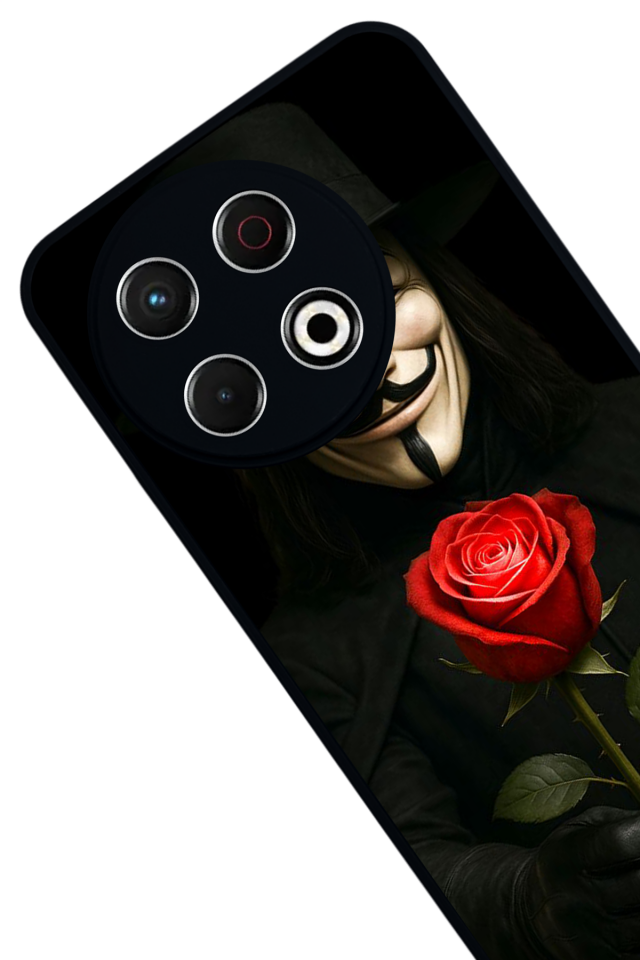 Tecno Spark 30 Pro Uyumlu Vendetta Tasarımlı Glossy Premium Kılıf