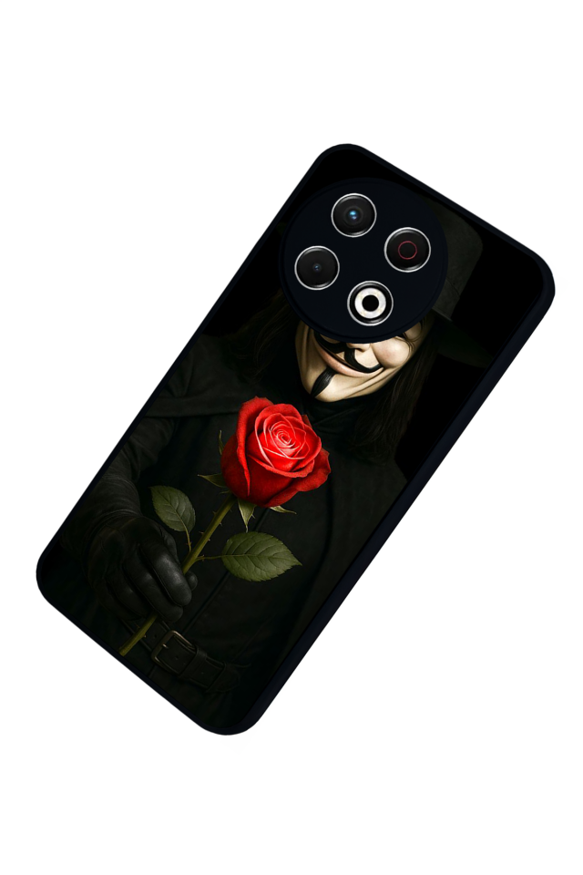 Tecno Spark 30 Pro Uyumlu Vendetta Tasarımlı Glossy Premium Kılıf