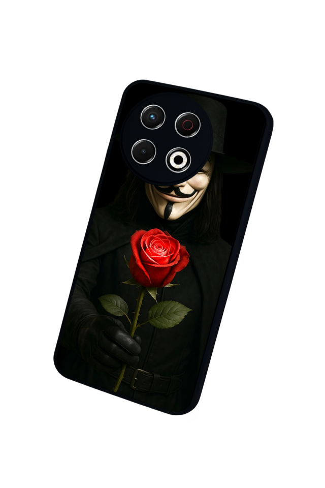 Tecno Spark 30 Pro Uyumlu Vendetta Tasarımlı Glossy Premium Kılıf