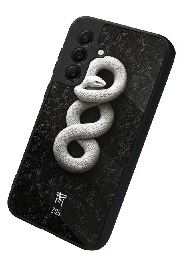 Samsung Galaxy A17 Uyumlu Yılan Tasarımlı Glossy Premium Kılıf