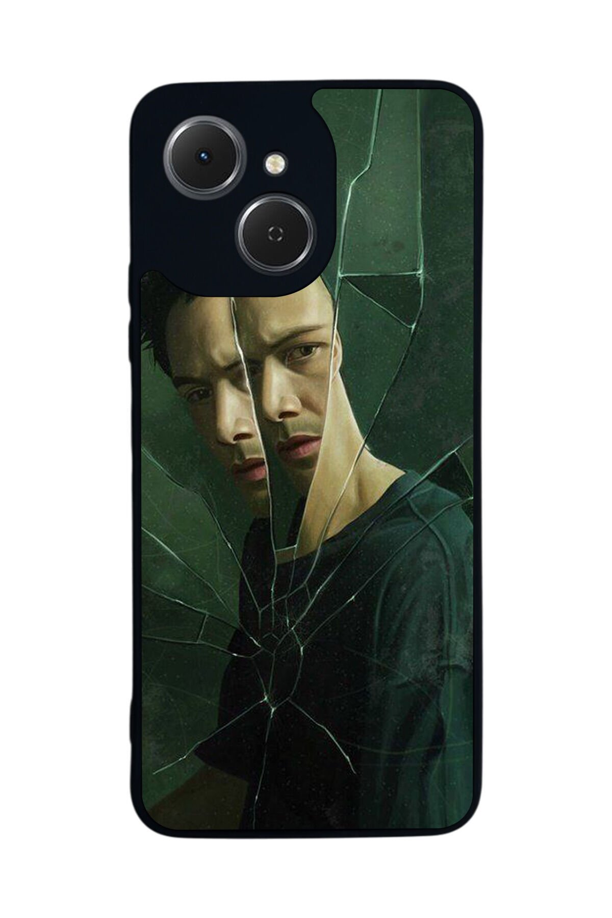 Tecno Spark 40C Uyumlu Matrix Tecno Spark 40C Tasarımlı Glossy Premium Kılıf