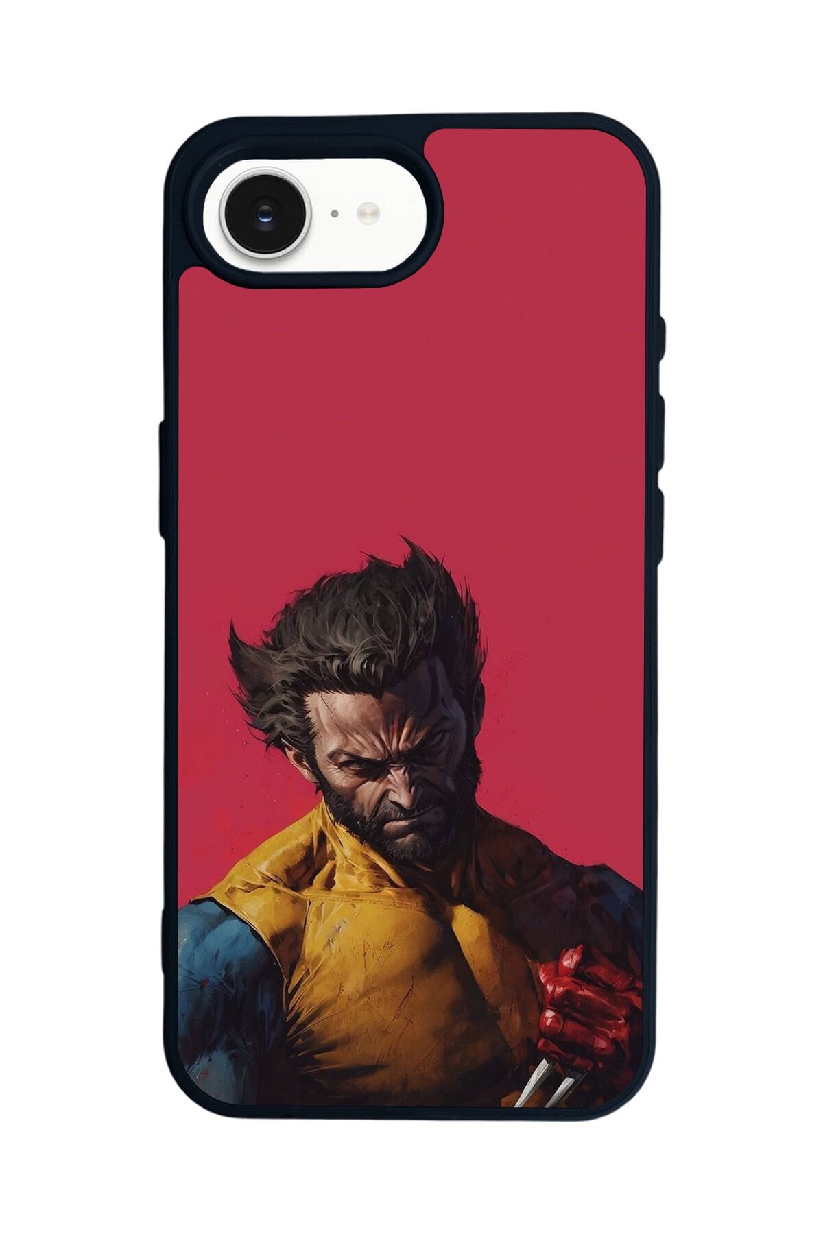 iPhone 16E Uyumlu Wolverine Tasarımlı Glossy Premium Kılıf