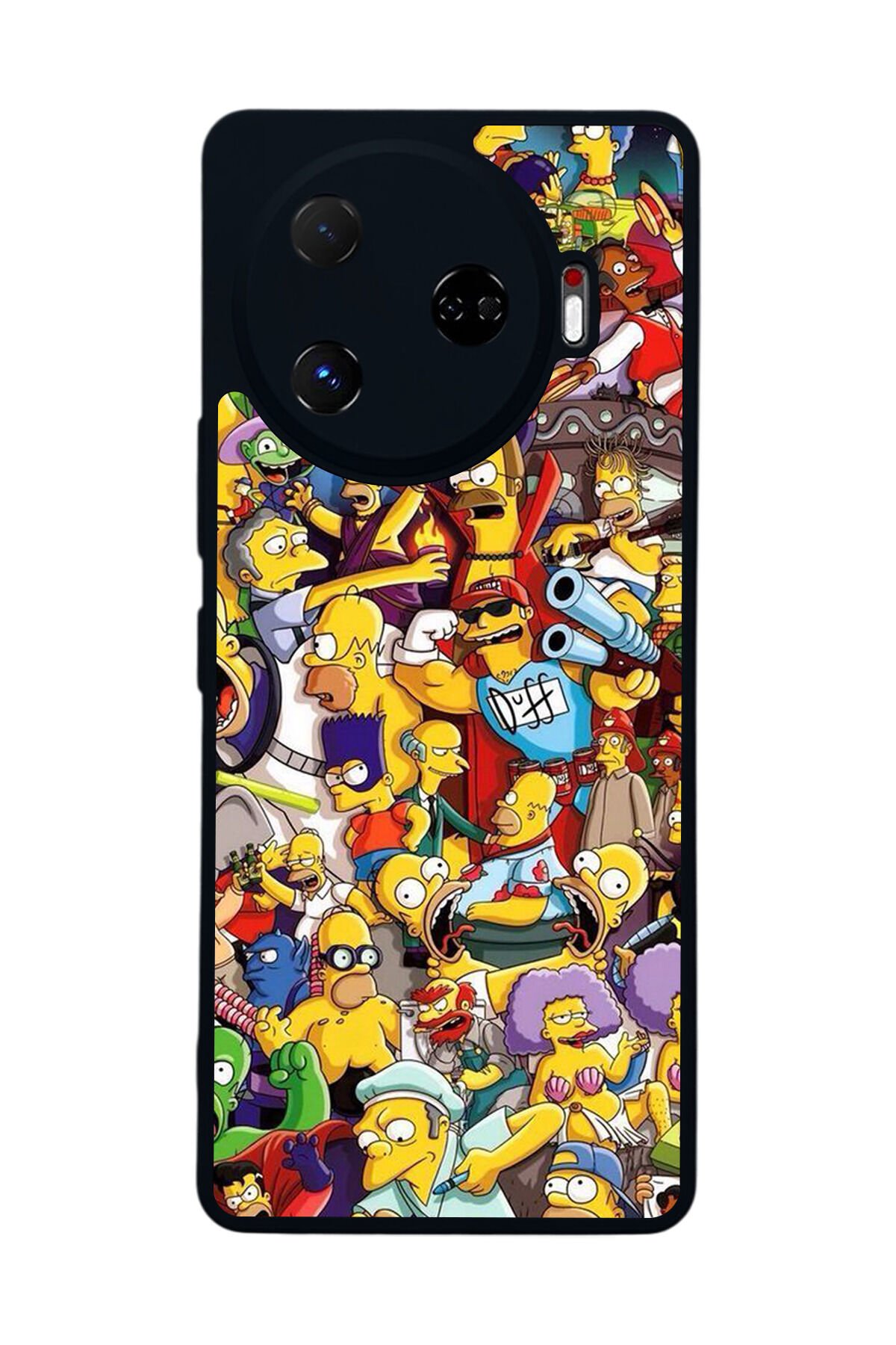 Tecno Camon 30 Pro Uyumlu The Simpsons Tasarımlı Glossy Premium Kılıf