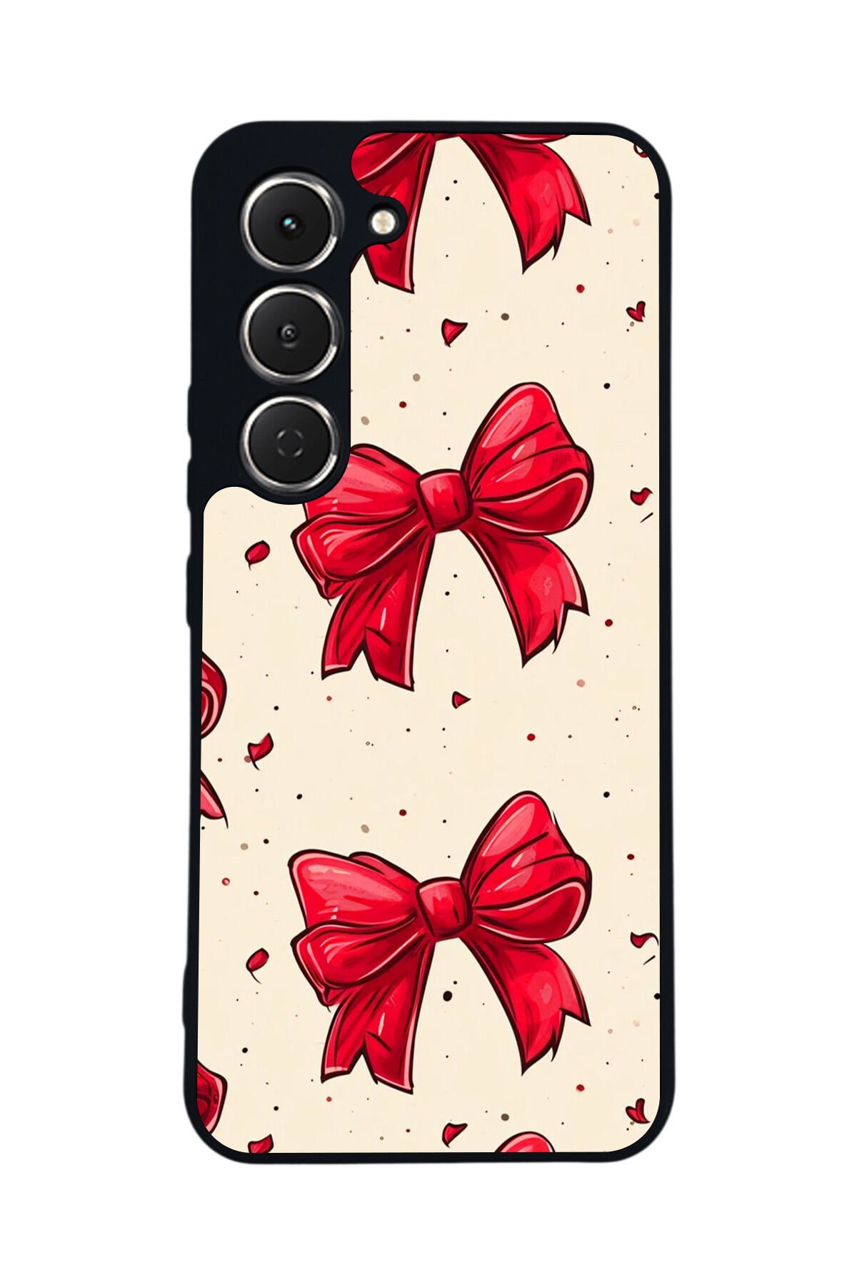 Tecno Spark 40 Pro Uyumlu Kurdele Tasarımlı Glossy Premium Kılıf