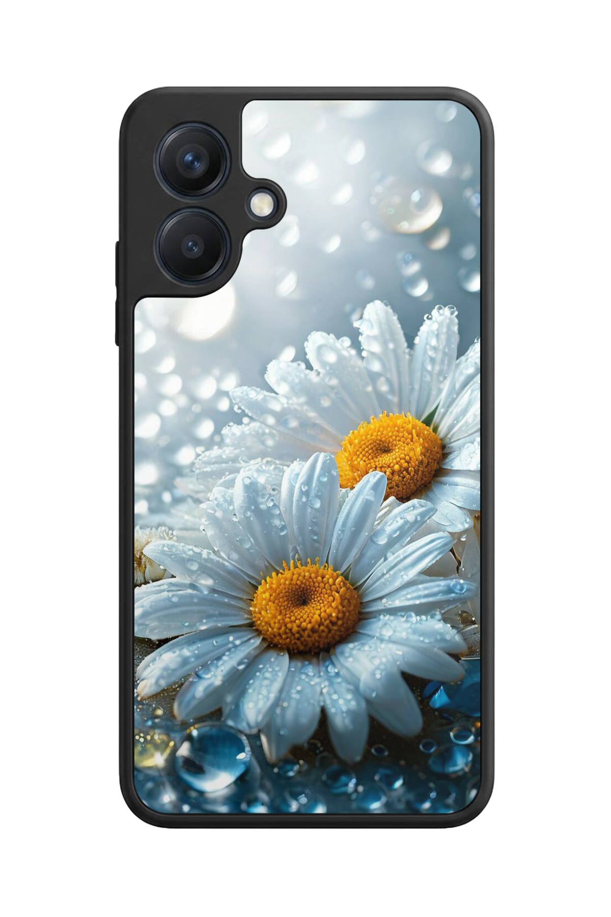 Samsung Galaxy A07 Uyumlu Cicek Tasarımlı Glossy Premium Kılıf