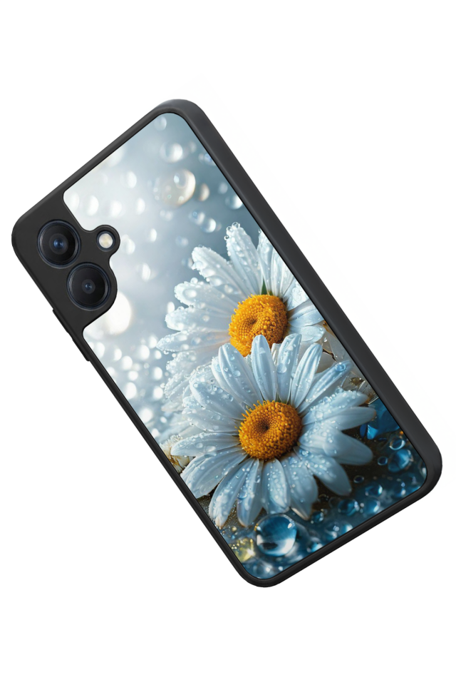 Samsung Galaxy A07 Uyumlu Cicek Tasarımlı Glossy Premium Kılıf